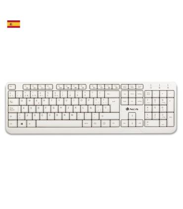 TECLADO NGS CABLE SPIKE BLANCO  USB