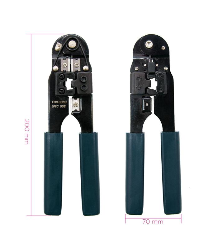 Nanocable 10.31.0101 crimpadora Herramienta para prensar Negro