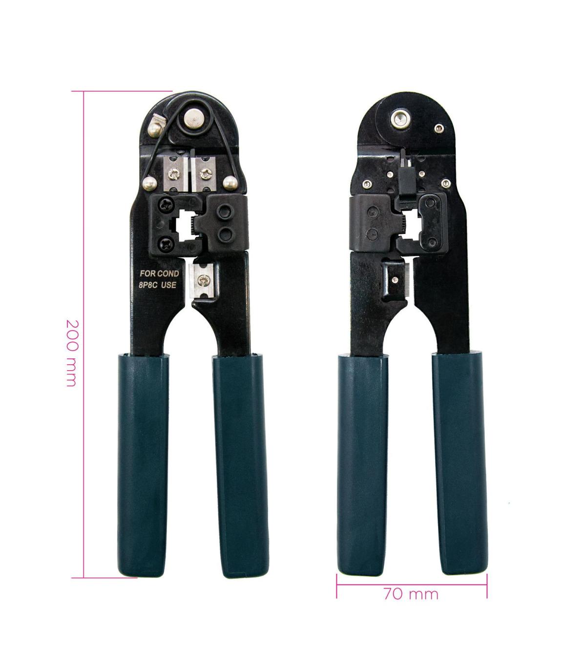 Nanocable 10.31.0101 crimpadora Herramienta para prensar Negro