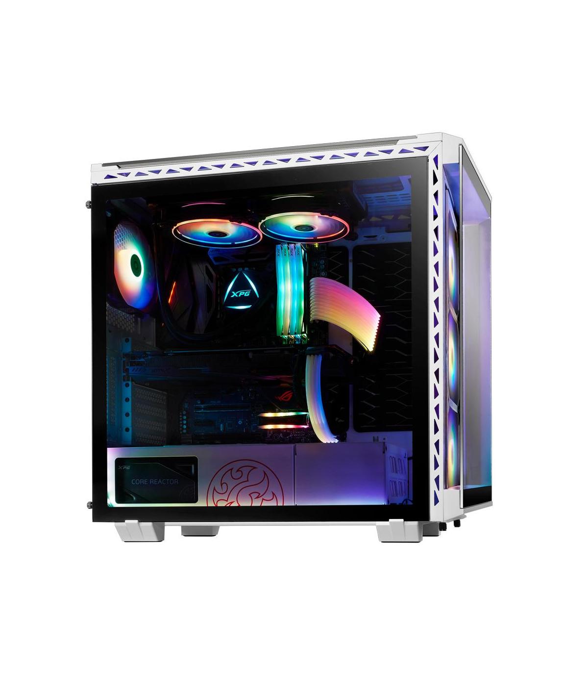 XPG BATTLECRUISER Midi Tower Negro, Blanco