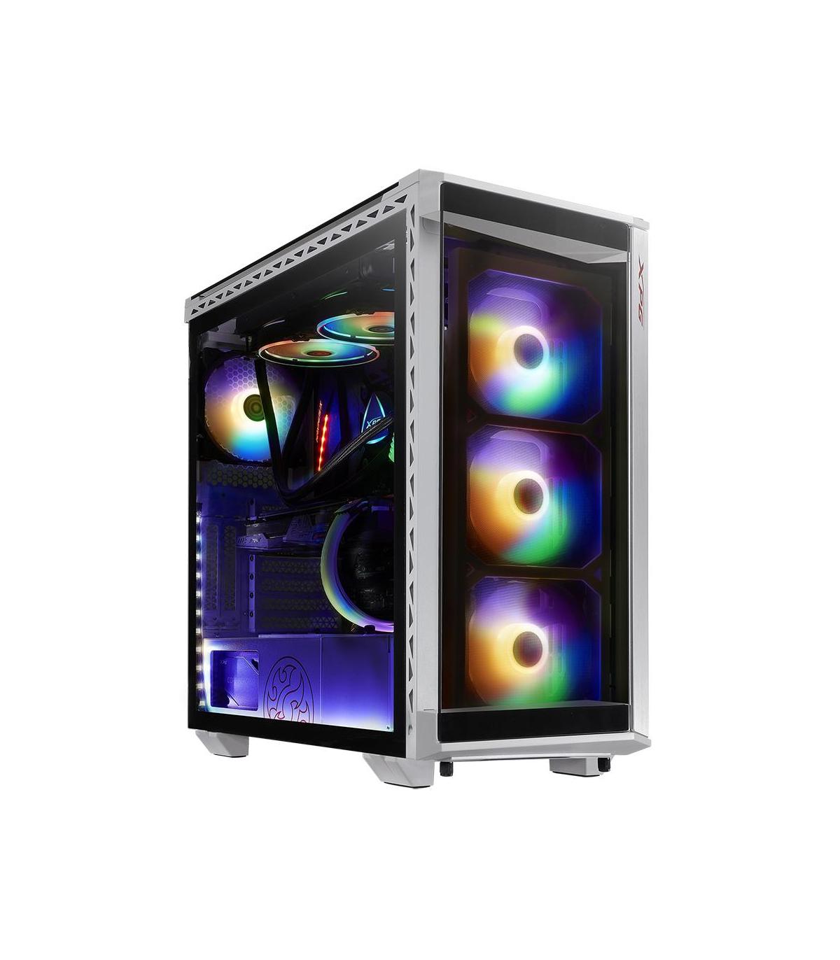 XPG BATTLECRUISER Midi Tower Negro, Blanco