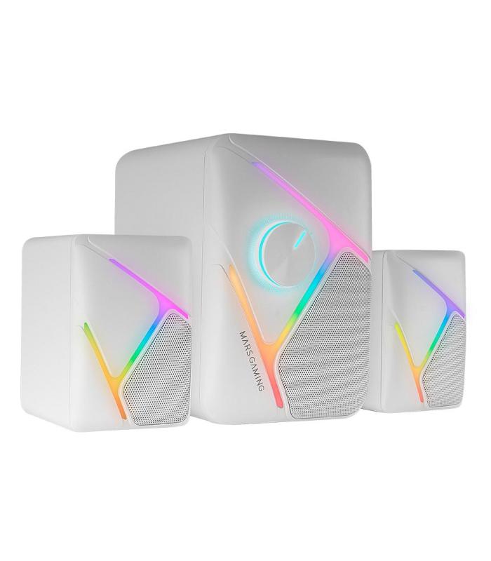 Altavoces Mars Gaming MS-H21  35W  2.1  Blancos