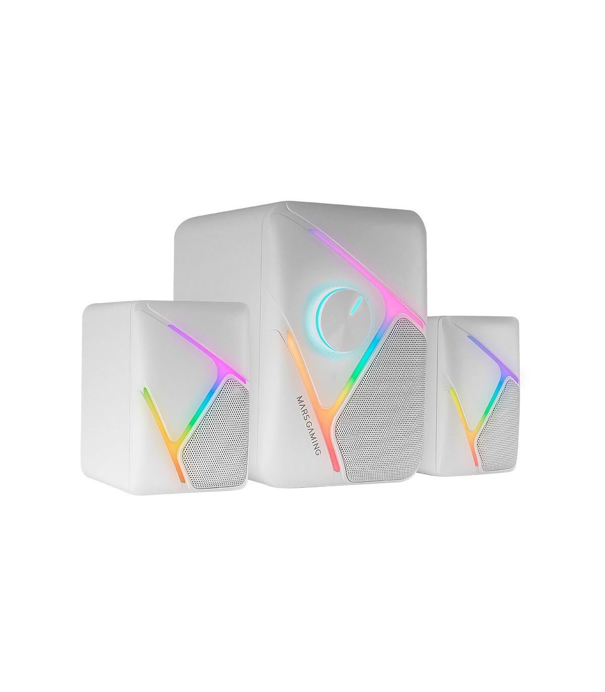 Altavoces Mars Gaming MS-H21  35W  2.1  Blancos