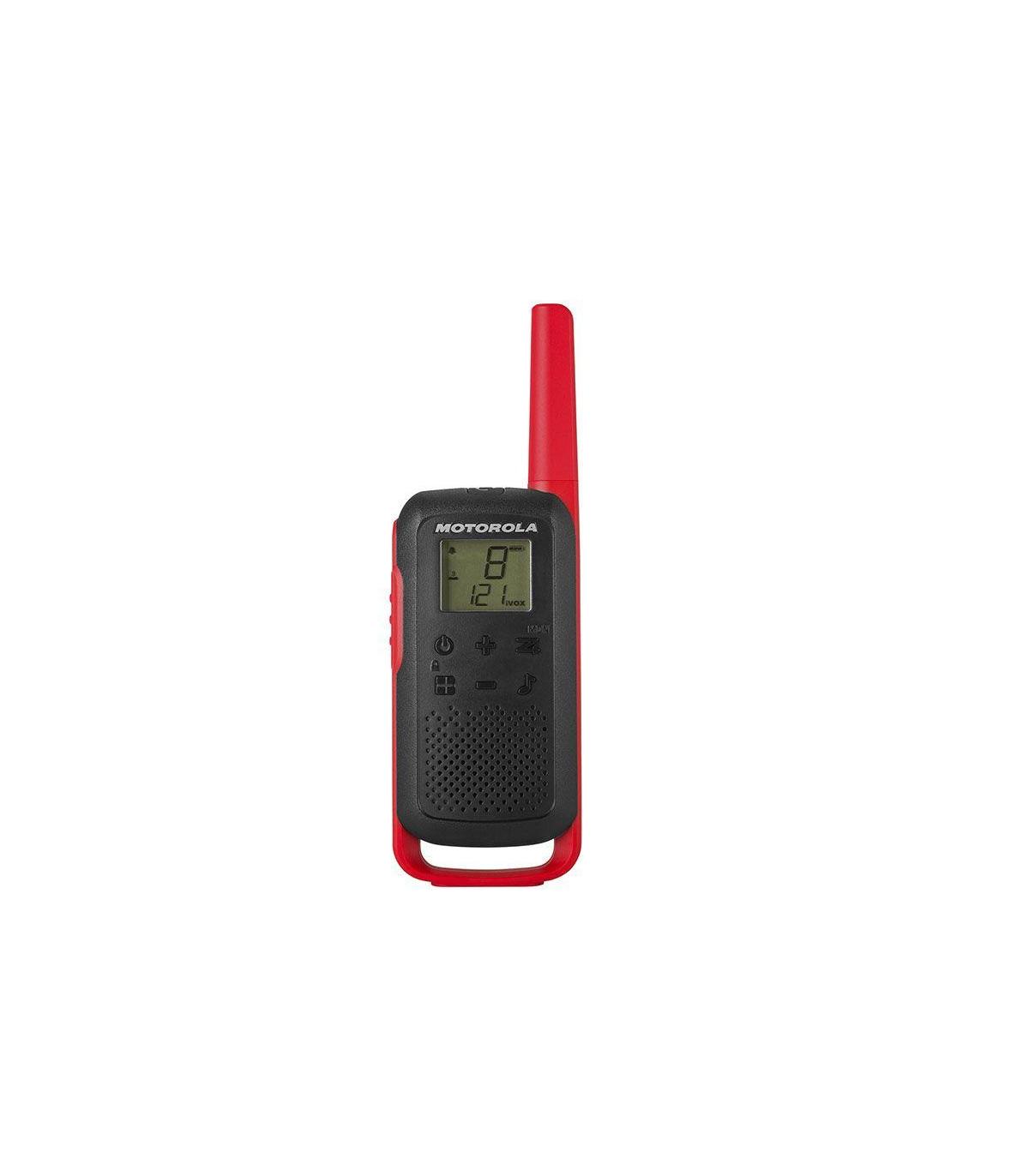 Motorola TALKABOUT T62 two-way radios 16 canales 12500 MHz Negro, Rojo