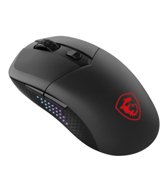 MSI VERSA 300 ELITE WIRELESS ratón Juego mano derecha RF Wireless + Bluetooth + USB Type-C Óptico 26000 DPI