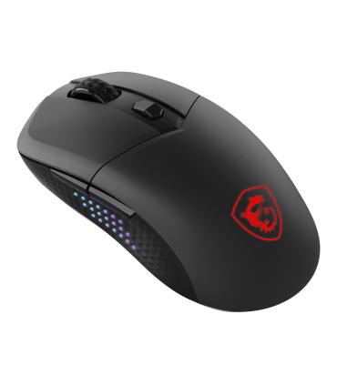 MSI VERSA 300 ELITE WIRELESS ratón Juego mano derecha RF Wireless + Bluetooth + USB Type-C Óptico 26000 DPI