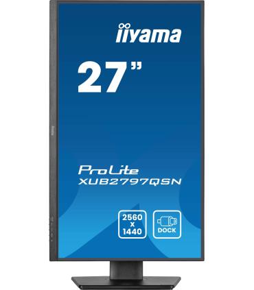iiyama ProLite XUB2797QSN-B2 pantalla para PC 68,6 cm (27") 2560 x 1440 Pixeles 2K Ultra HD LED Negro