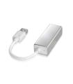 AISENS A106-0049 cambiador de género para cable RJ-45 USB 2.0 Type-A Plata, Blanco