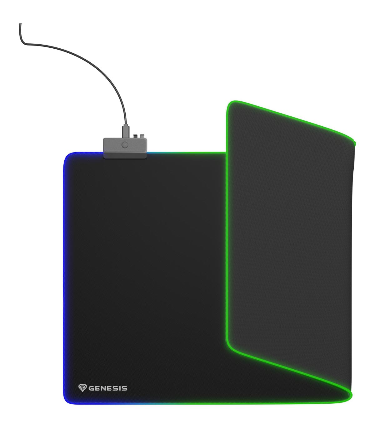 GENESIS Boron 500 XXL RGB Alfombrilla de ratón para juegos Negro