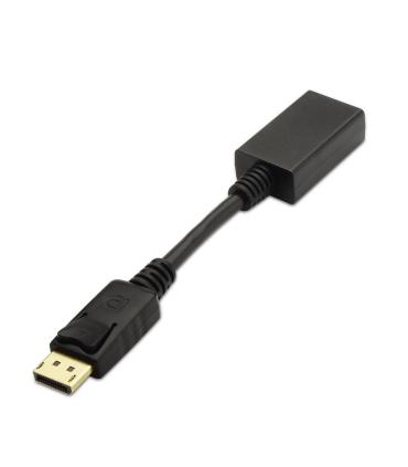 AISENS A125-0134 adaptador de cable de vídeo 0,15 m DisplayPort HDMI Negro