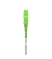 AISENS Cable Fibra Óptica Latiguillo G657A2 3.0 9 125 SMF Simplex CPR DCA LSZH, SC APC-SC APC, Blanco, 50 m