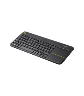 Logitech K400 Plus Tv teclado Hogar RF inalámbrico QWERTY Español Negro