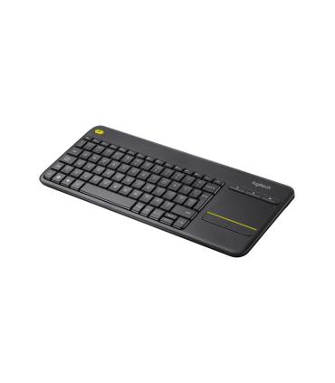 Logitech K400 Plus Tv teclado Hogar RF inalámbrico QWERTY Español Negro