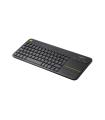 Logitech K400 Plus Tv teclado Hogar RF inalámbrico QWERTY Español Negro