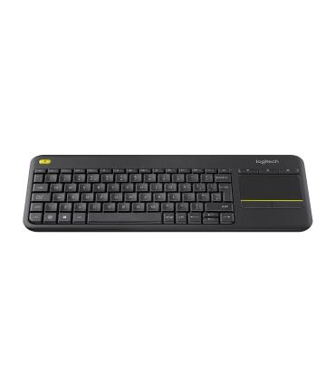Logitech K400 Plus Tv teclado Hogar RF inalámbrico QWERTY Español Negro