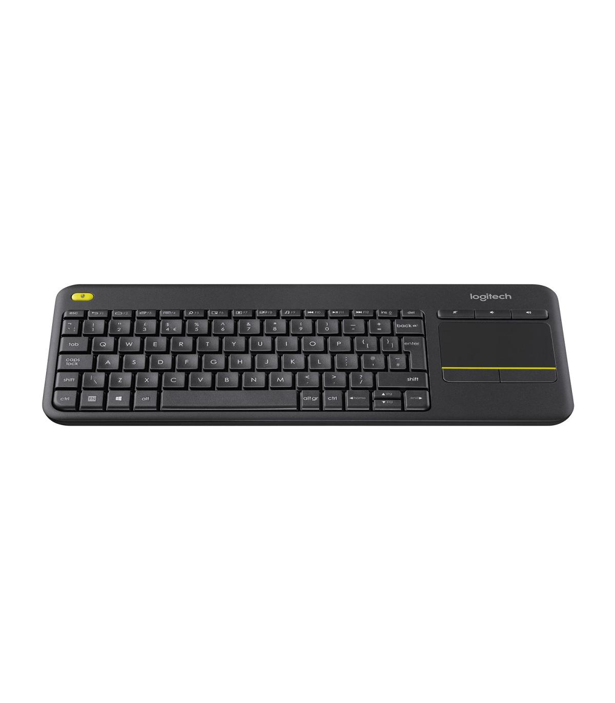 Logitech K400 Plus Tv teclado Hogar RF inalámbrico QWERTY Español Negro
