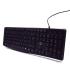 Ewent EW3001 teclado Oficina USB QWERTY Español Negro