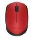 Logitech M171 Red-K ratón Oficina Ambidextro RF inalámbrico Óptico 1000 DPI