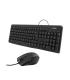 CoolBox COO-KTR-01U teclado Ratón incluido Oficina USB QWERTY Negro