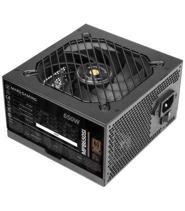 Fuente De Alimentacin Mars Gaming MPB650SI  650W  Ventilador 12cm  80 Plus Bronze