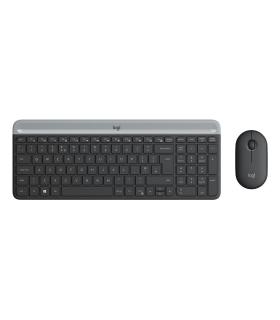 Logitech MK470 teclado Ratón incluido Universal RF inalámbrico QWERTY Español Grafito