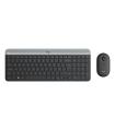 Logitech MK470 teclado Ratón incluido Universal RF inalámbrico QWERTY Español Grafito