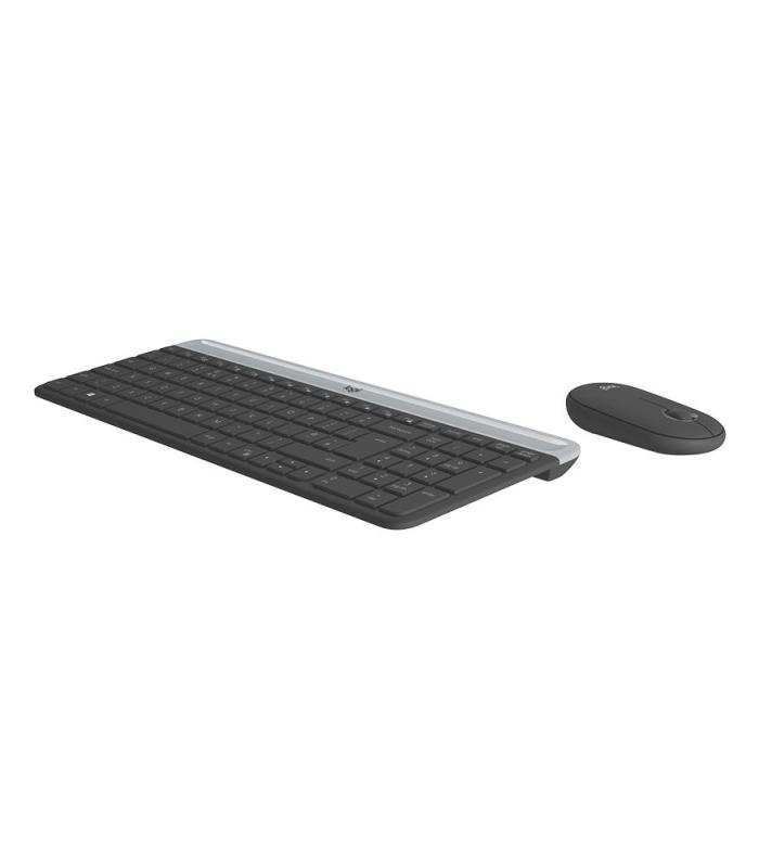 Logitech MK470 teclado Ratón incluido Universal RF inalámbrico QWERTY Español Grafito