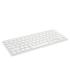 Ewent EW3161 Teclado Bluetooth QWERTY Espaol Plata, Blanco
