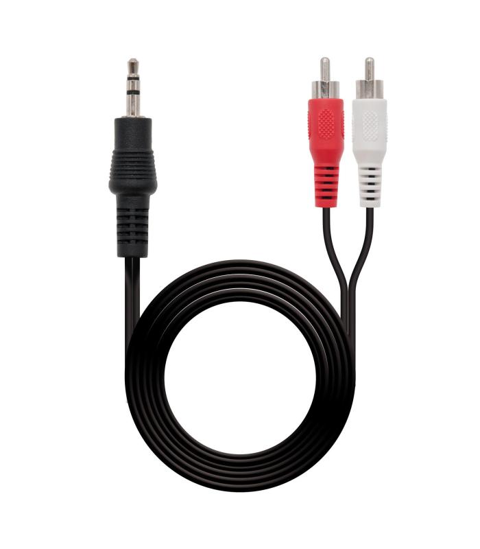 Nanocable CABLE AUDIO ESTEREO 3.5 M-2xRCA M 1.5 M