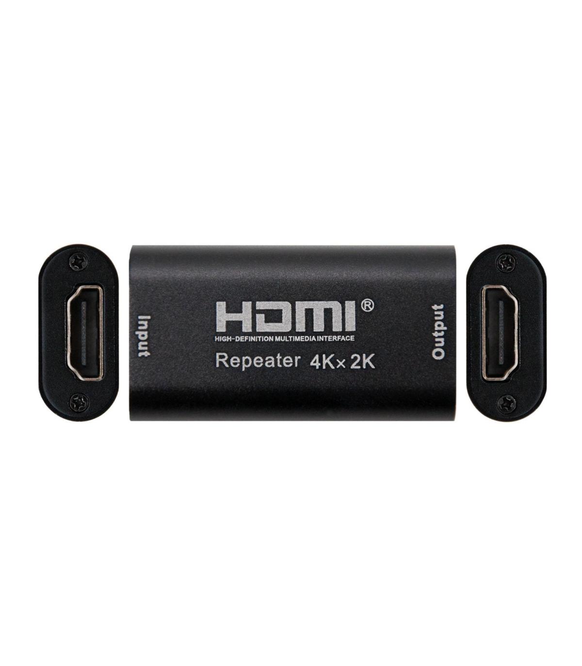 Nanocable Repetidor HDMI, A H-A H, Negro