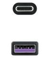 Nanocable USB 2.0, 2m cable USB USB C 2 x USB A Negro