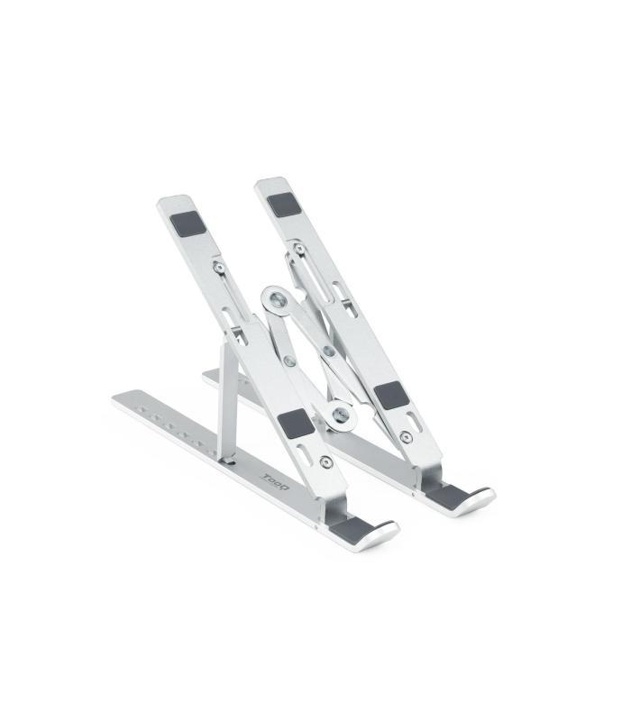 TooQ TQLRS0033-AL soporte para ordenador portátil Soporte para ordenador portátil y tableta Plata 38,1 cm (15")