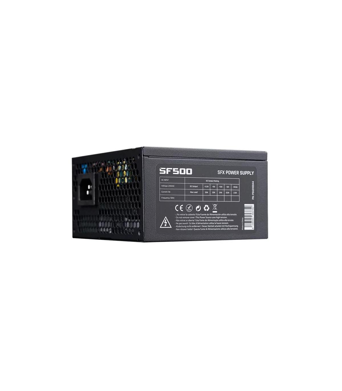 Hiditec SF500 unidad de fuente de alimentación 500 W 20+4 pin ATX SFX Negro