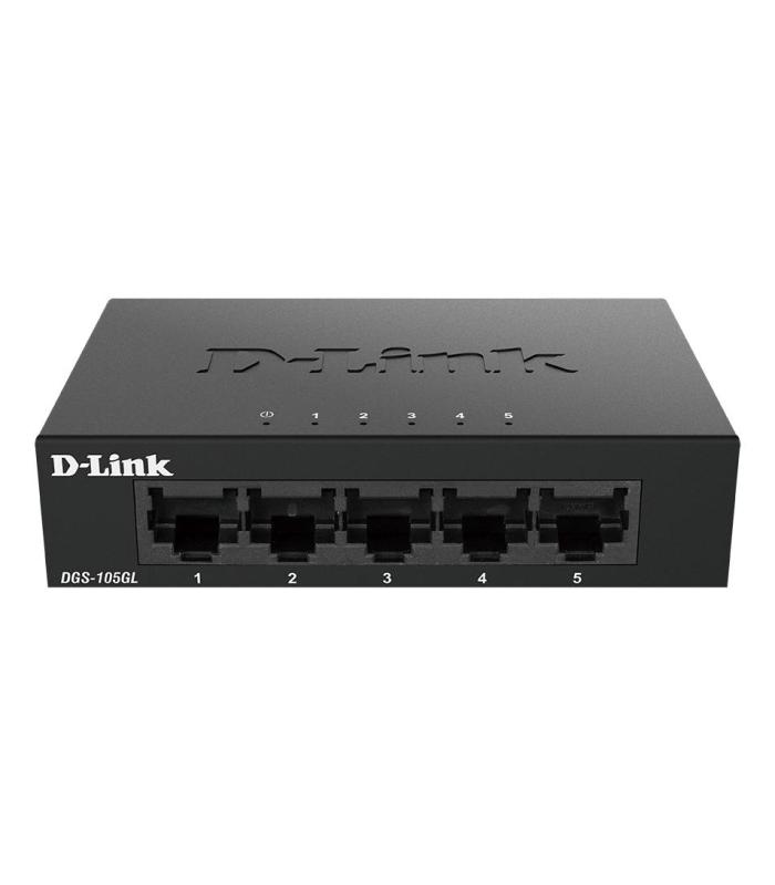 D-Link DGS-105GL E switch No administrado Gigabit Ethernet (10 100 1000) Negro