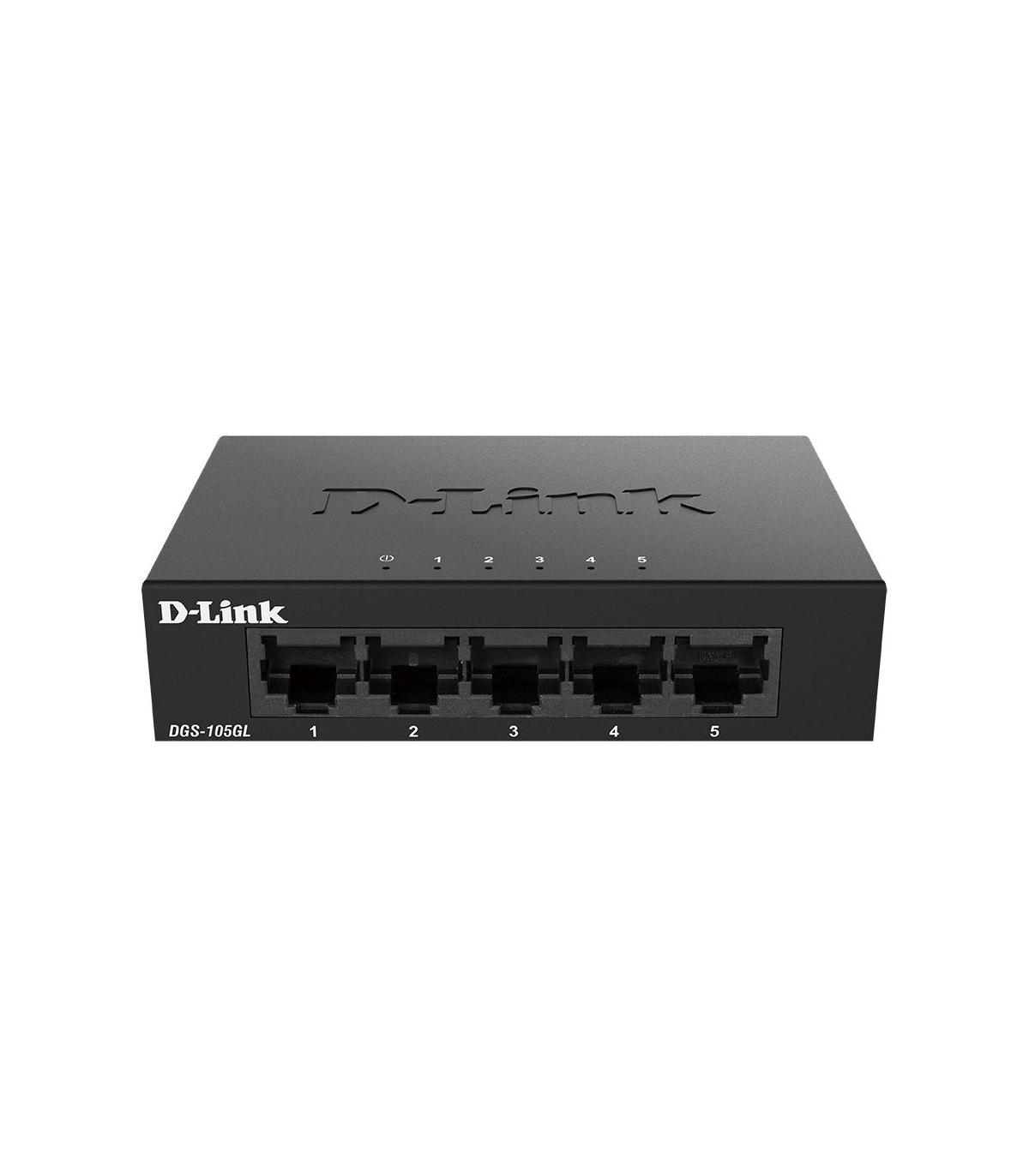D-Link DGS-105GL E switch No administrado Gigabit Ethernet (10 100 1000) Negro