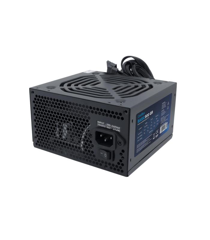 CoolBox Basic 500GR ATX unidad de fuente de alimentación 500 W 20+4 pin ATX Negro