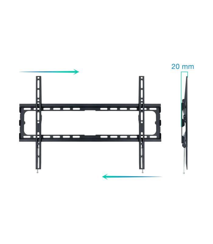 TooQ LP1080F-B soporte para TV 2,03 m (80") Negro
