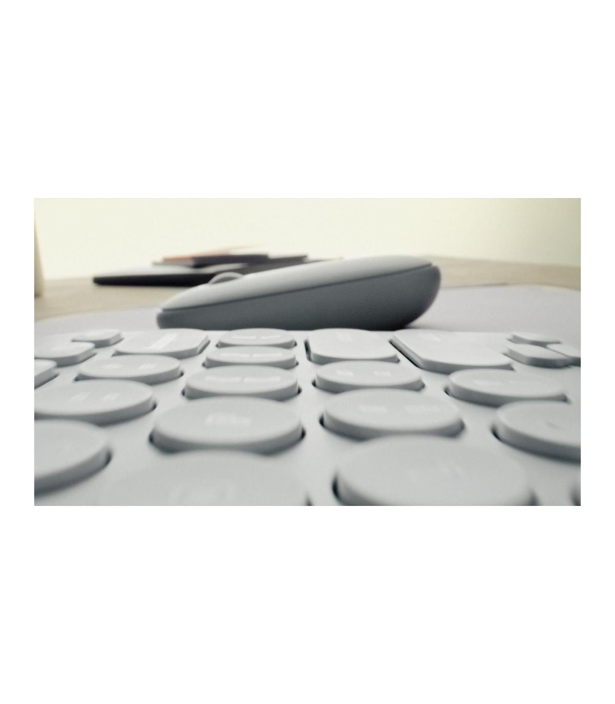 Logitech Pebble 2 Combo teclado Ratón incluido Universal RF Wireless + Bluetooth QWERTY Español Grafito