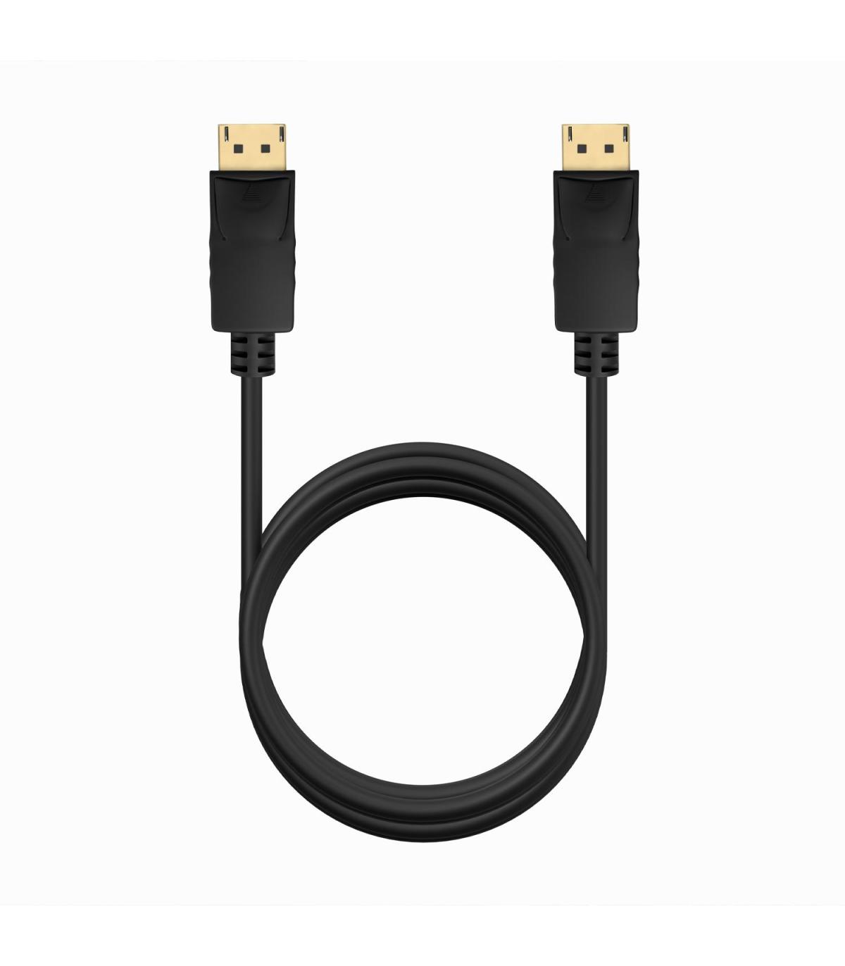 AISENS Cable DISPLAYPORT V1.2 CCS 4K@60Hz, DP M-DP M, Negro, 5.0m
