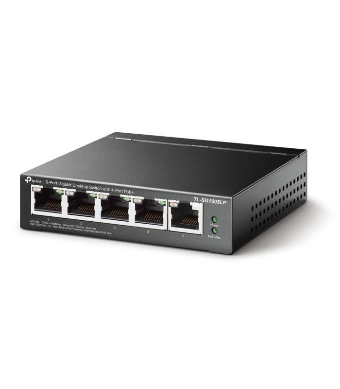 TP-Link TL-SG1005LP switch No administrado Gigabit Ethernet (10 100 1000) Energía sobre Ethernet (PoE) Negro
