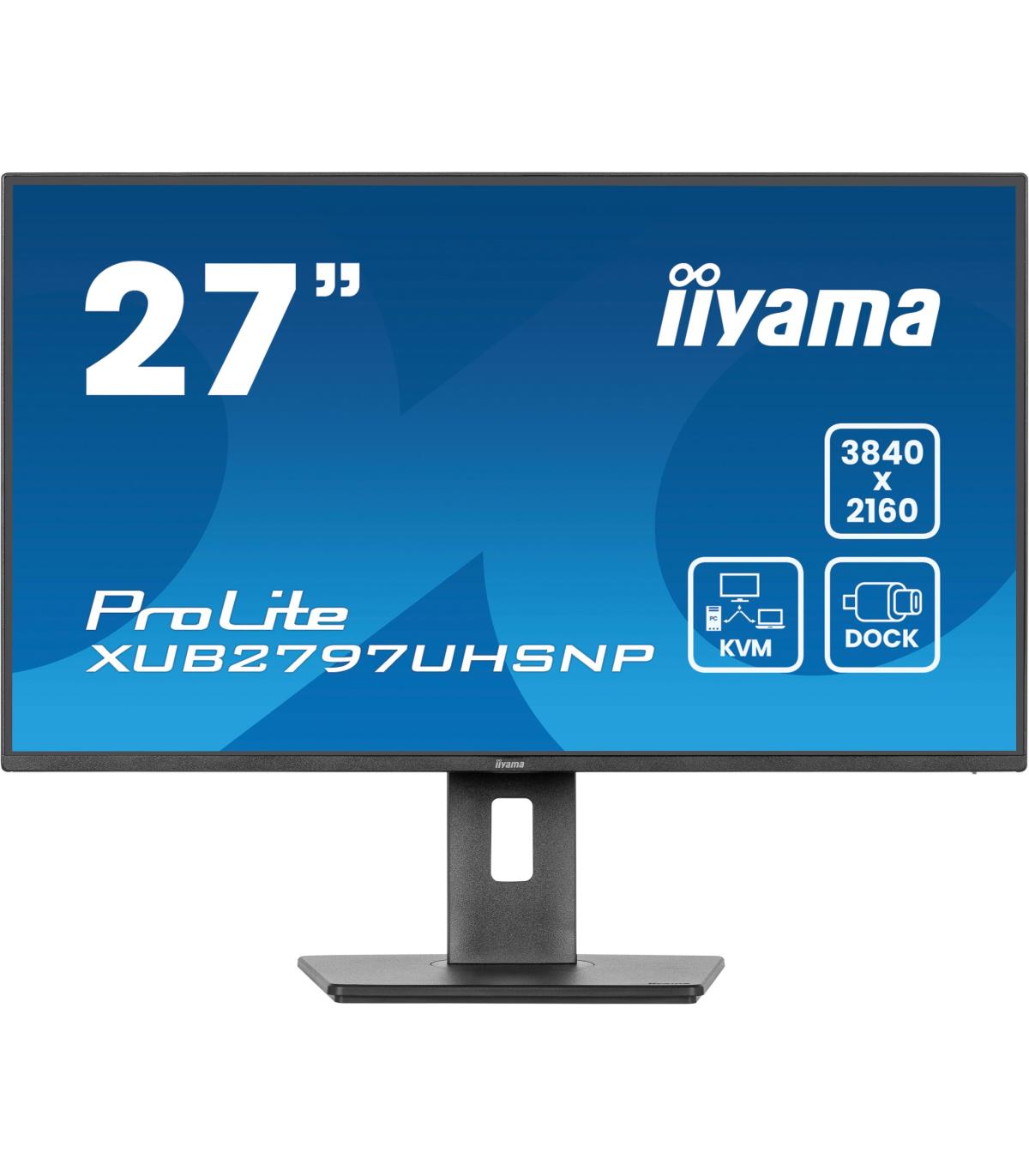 iiyama ProLite XUB2797UHSNP-B1 pantalla para PC 68,6 cm (27") 3840 x 2160 Pixeles 4K Ultra HD LED Negro