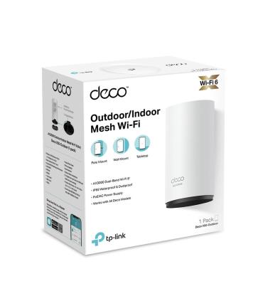 TP-Link Deco X50-Outdoor Doble banda (2,4 GHz   5 GHz) Wi-Fi 6 (802.11ax) Blanco 1 Interno