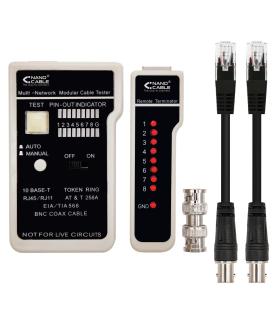 Nanocable TESTEADOR PARA CABLE RJ11 RJ12 RJ45, COAXIAL