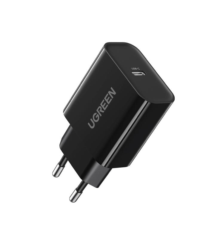 Ugreen 10191 cargador de dispositivo móvil Universal Negro Corriente alterna Carga rápida Interior