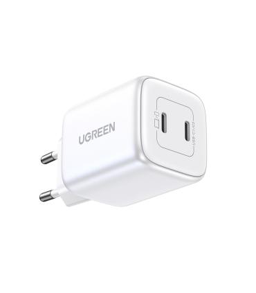 Ugreen 15327 cargador de dispositivo móvil Universal Blanco Corriente alterna Carga rápida Interior