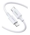 Ugreen 10493 cable de conector Lightning 1 m Blanco