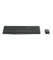 Logitech MK235 teclado Ratón incluido Hogar USB QWERTY Español Gris