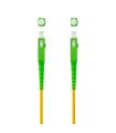 Nanocable Cable de Fibra Óptica SC APC a SC APC Monomodo Simplex LSZH, Amarillo, 1 m