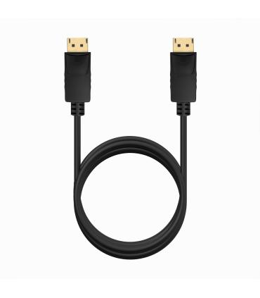 AISENS Cable DISPLAYPORT V1.2 CCS 4K@60Hz, DP M-DP M, Negro, 1.5m