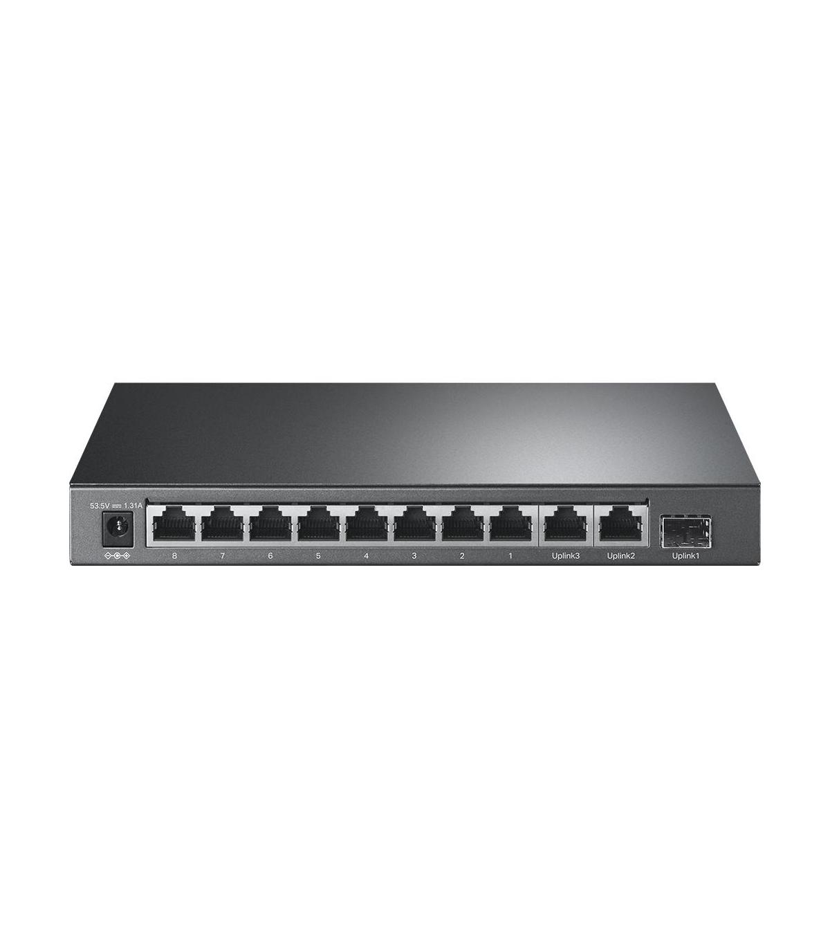 TP-Link TL-SL1311P switch Fast Ethernet (10 100) Energía sobre Ethernet (PoE) Negro